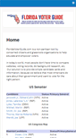 Mobile Screenshot of floridavoterguide.com